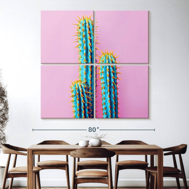 Harnek Neon Cactus, H 74 po x l 74 po
