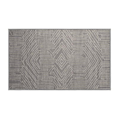 Machine Washable Gray Area Rug