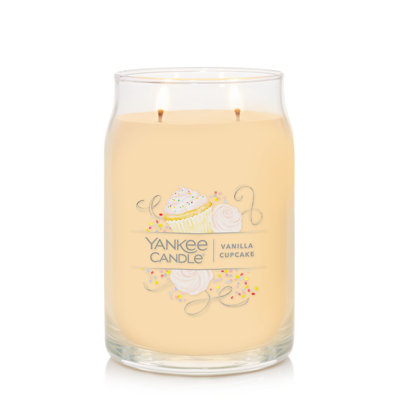 Signature Vanilla Cupcake Scented Jar Candle