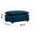 Chenille Fabric Ottomans Footrest To Combine With 2 Seater Sofa, 3 Seater Sofa And 4 Seater Sofa