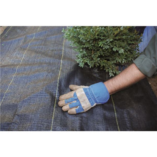 Rouleau de tissu d'aménagement paysager Dewitt Weed Barrier Pro 5 onces, 12 X 250 pi