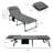 Outsunny Folding Chaise Lounge With 5-Level Reclining, Mesh Surface, And Reading Face Hole For Ultimate Comfort And Convenience-866762053-866762058
