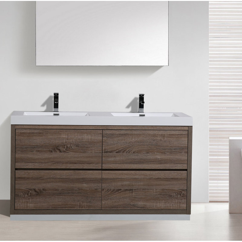 Ensemble de meuble-lavabo double 59 po Roger