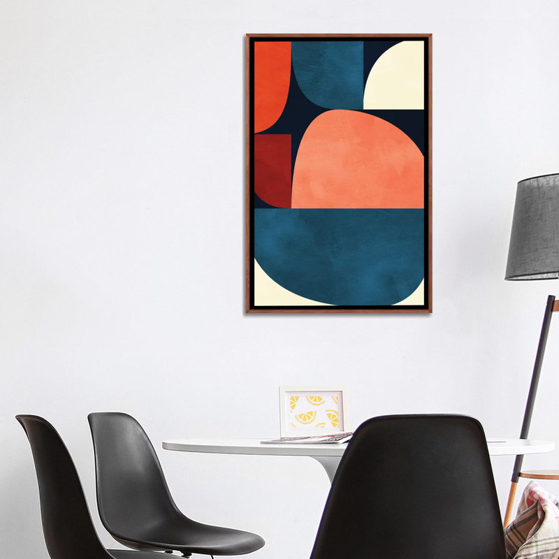 «Mid Century Modern X» par Ana Rut Bré - impression d'art graphique, Aucun mat, H 40 po x l 26 po x P 1,5 po