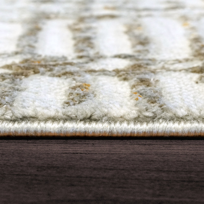 Tapis ivoire Bireuen, Rectangle 5 pi 3 po x 7 pi 7 po