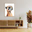 «Meercat» par Gombosi, reproduction d'art sur toile encadrée-2072476268