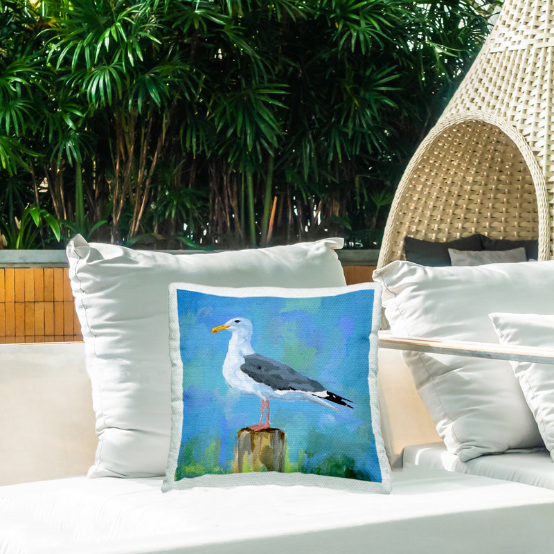 Housse et insert de coussin décoratif carré en polyester pour l'intérieur et l'extérieur