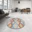 Tapis contemporain rouge / vert-1766105002