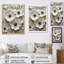 Décoration murale blanche renoncules blancs sur beige II - renoncules-95880439-95880446