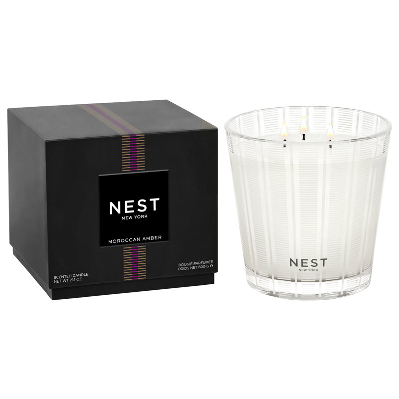 Moroccan Amber 3-Wick Candle, 3-Wick