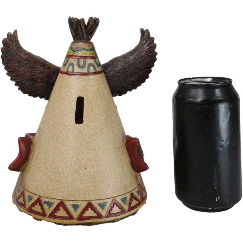 Figurine de cochon tirelire rustique