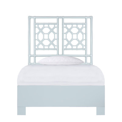 Lattice Back Platform Bed