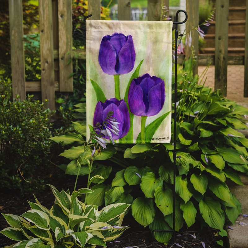 Double Sided Polyester Garden Flag, 15" H  x 11" W