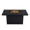 Calvin 52" Rectangle Metal Propane Fire Pit Table With Hidden Tank in Black Coral by Real Flame