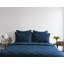Courtepointe en lin belge Midnight Blue-369257049
