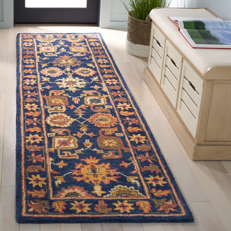 Longkesh Wool/Cotton Area Rug, Runner 2'3" x 8'
