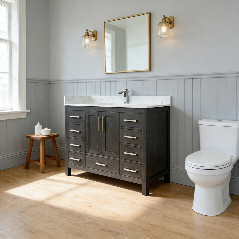 48" Bathroom Vanity with Storage