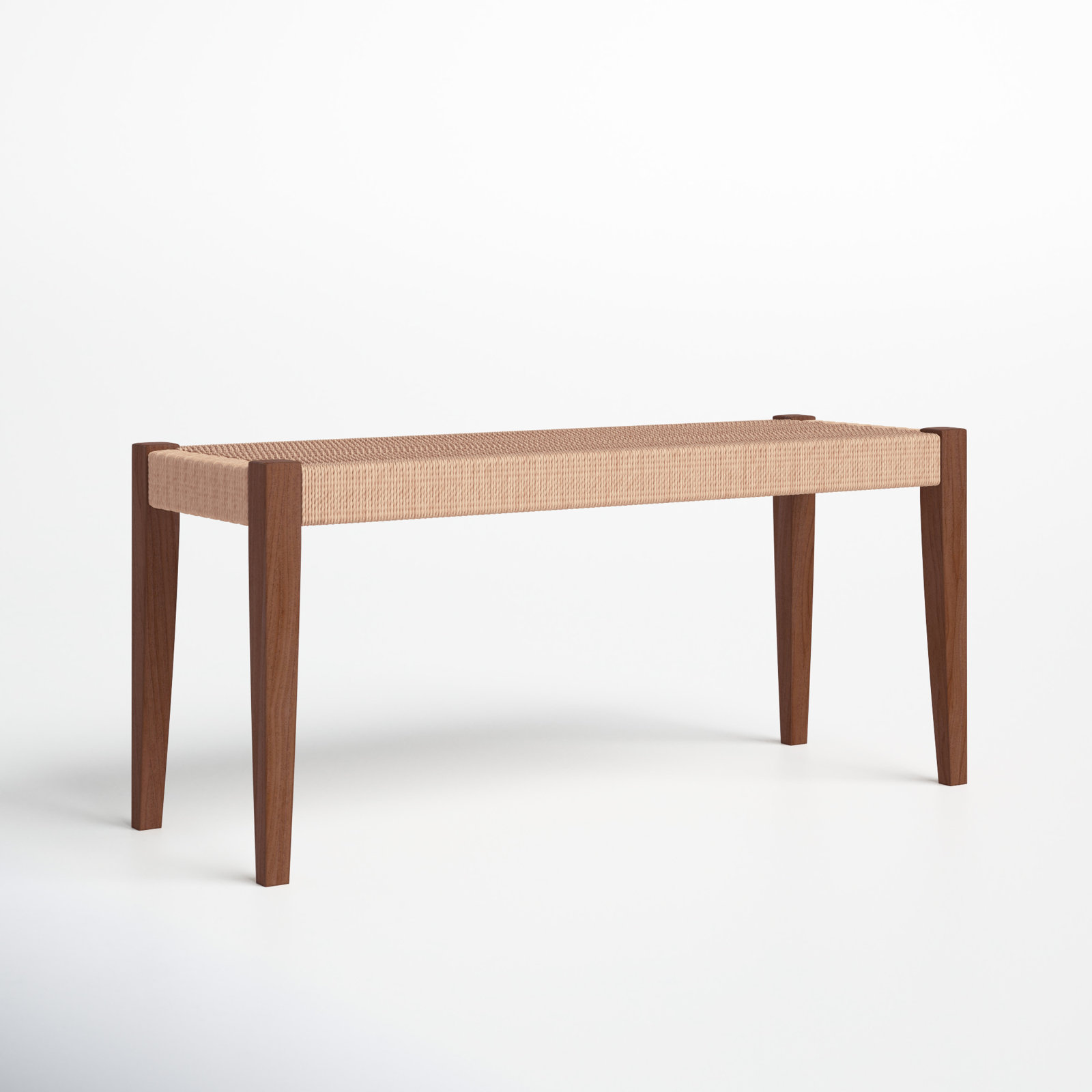 Corrine 40" Dining Bench, Brown