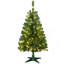 Arbre de Noël artificiel de 4 pi de hauteur avec 208 branches, 100 lumières DEL blanc chaud ou coloré, ouverture automatique