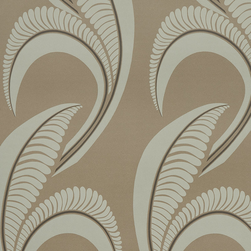 Papier peint Schumacher x Neisha Crosland, Tabac