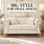 Causeuse Chesterfield Chisholm 58,5 po-952062349