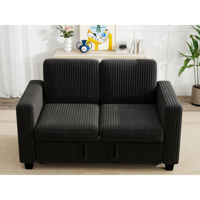 54'' Small Loveseat Pull-Out Sofa Bed