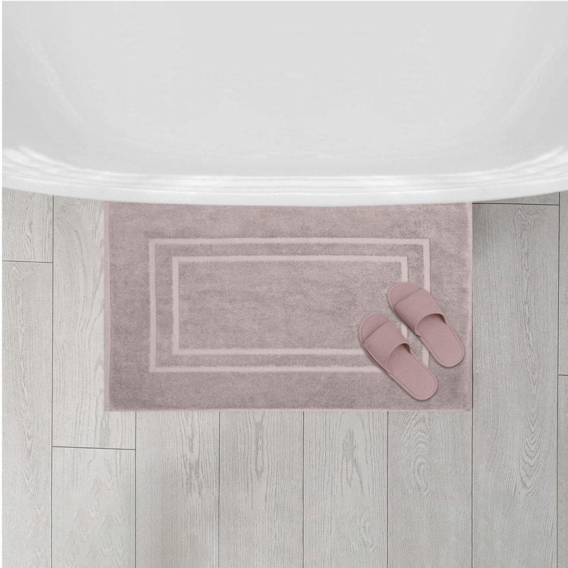 Tapis de bain éponge 100 % coton 850 g/m², ultra doux, très absorbant et à séchage rapide – ce n'est pas un tapis de bain