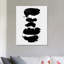 « perfect balance noir », impression sur toile-23209009