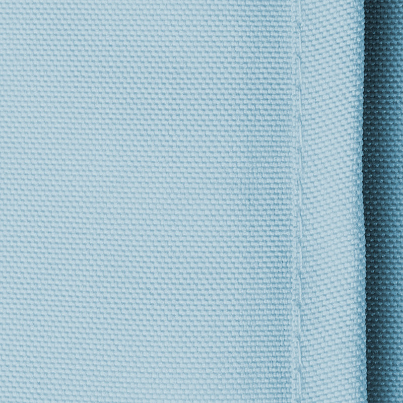 Baby Blue Round Polyester Fabric Tablecloth, 90 Inch Diameter