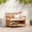 Solid Wood Outdoor Bench