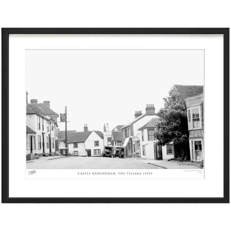 Castle Hedingham, The Village C1955 by Francis Frith - Single Picture Frame Print, 60cm H x 80cm W x 2.3cm D