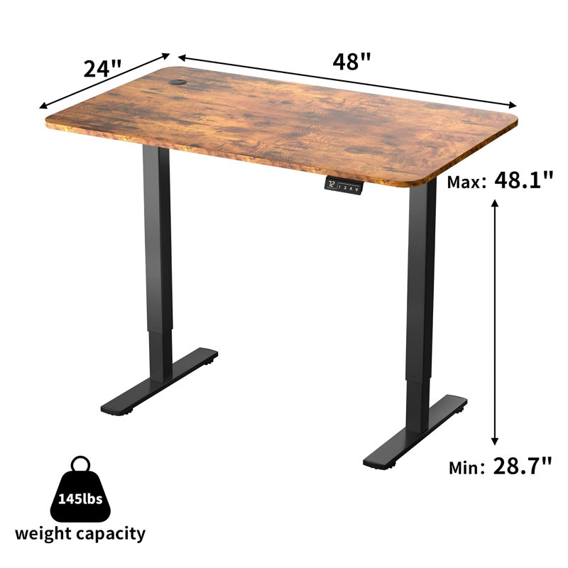 Bureau debout à hauteur ajustable Vibekke
