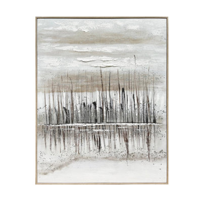 Boone Rustic Nature-Inspired Framed Canvas Wall Art