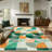 Wymond  Modern Abstract Carpet Indoor Washable Rug Non-Slip Soft Small Area Rug Marble Mats Thin Print For Home Decor-111400641