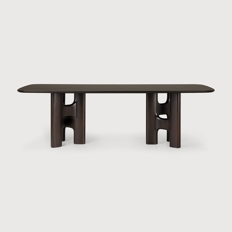 Flow Dining Table, 30" H x 98.5" W x 43.5" D
