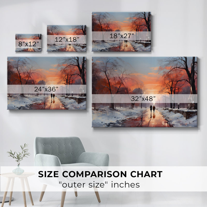 «Vintage Landscape - CCxxiv» sur toile, H 9 po x l 13 po x P 1,5 po, Toile tendue