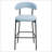 26Inch Teddy Fabric Counter Height Bar Stools-507484379