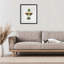 «Bright Moths Earth Tones», reproduction sous verre encadrée, design par Farida Zaman-117083440-117083443