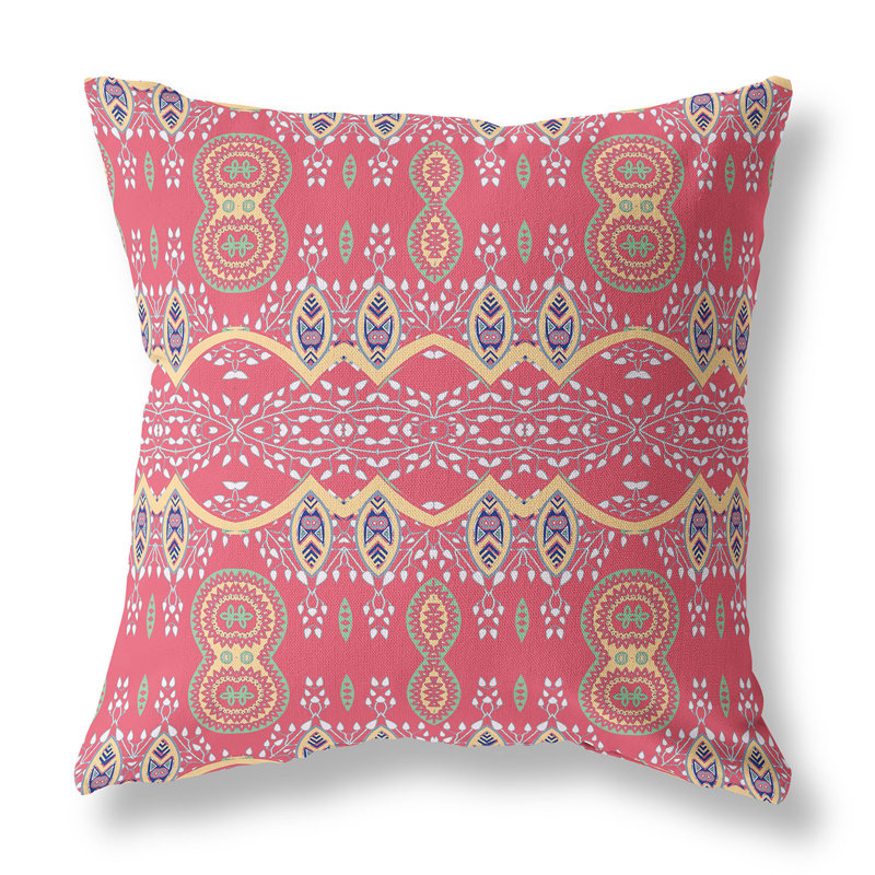 Coussin 18 po x 18 po, Rouge