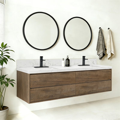 Meuble-lavabo mural 84 po