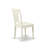5 Piece Dining Room Table Set Includes a Round Kitchen Table with Pedestal and 4 Dining Chairs, 36x36 Inch, Linen White-2064909667-2064909673-2064909672