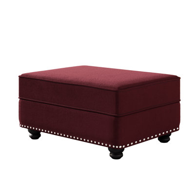 Comfortable And Burgundy Velvet , 31.5 In Depth, 23.6 Width, 16.5 Height, Combine With 3 - Seater , Skin Velvet, Easy Assembly For Apartments, Can Form U Shaped Solid Wood Frame, To Assemble