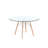 Shelba 4 - Person Glass Top Four Leg Dining Set-2072005335