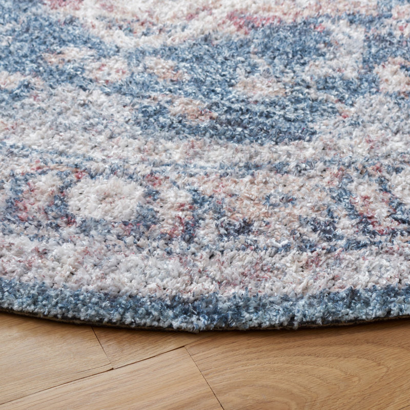 Buckleyjr Hand Tufted Performance Oriental Rug, Square 6'