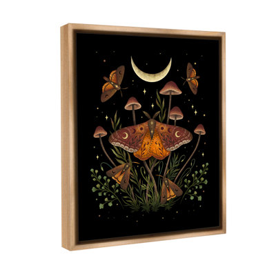 "Astral Moth And Moon" par Episodic, Dessins sur toile