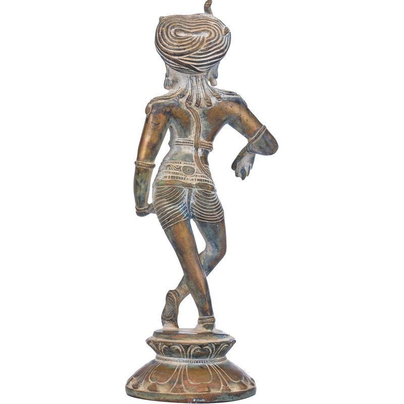 Statue Vrishavahana Shiva, Argent / doré