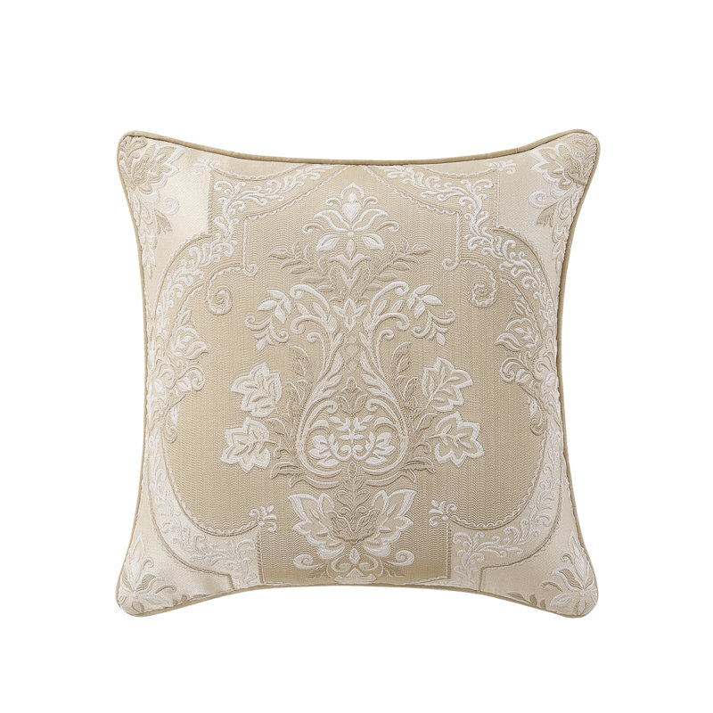SONDRA - GOLD 20" SQUARE DECORATIVE THROW PILLOW
