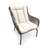 21" x 38" Veranda Hunter Solid Outdoor Chair Cushion with Ties and Hanger Loop (Set of 2)-2120657175