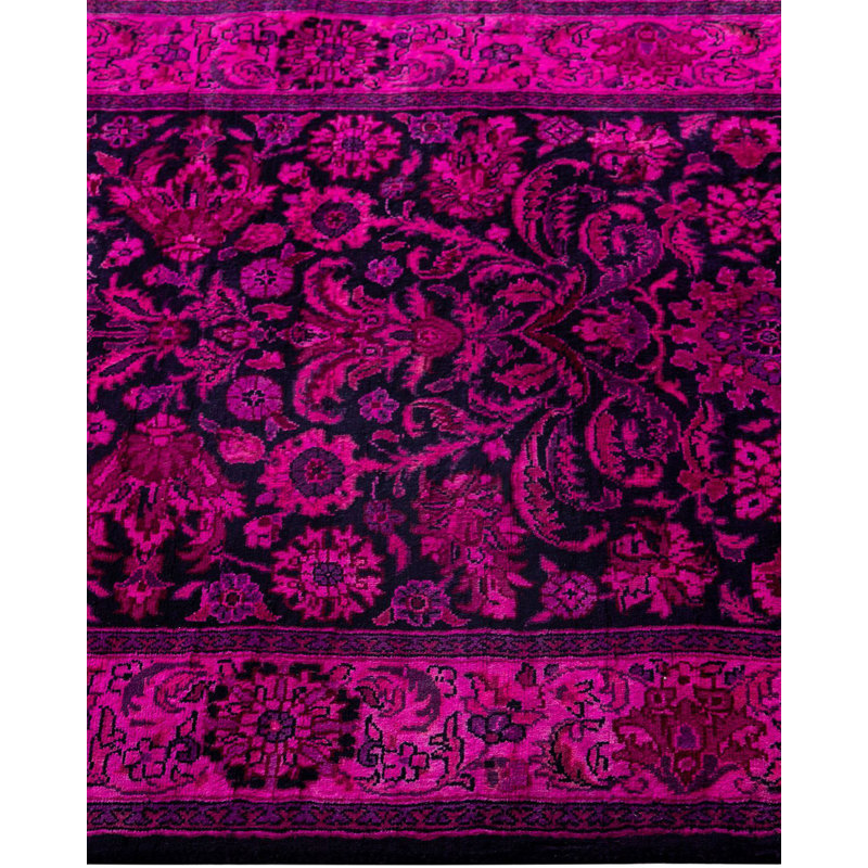 Overyed One-of-a-Kind Runner 2'7" X 10'4" Hand Knotted Area Rug