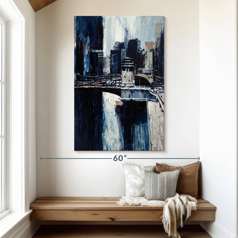 Sireci Clark Street Bridge, 51" H x 34" W